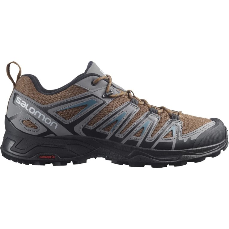 Tenis Senderismo Salomon X Ultra Pioneer Hombre Marrom Grises | MX VPQX432